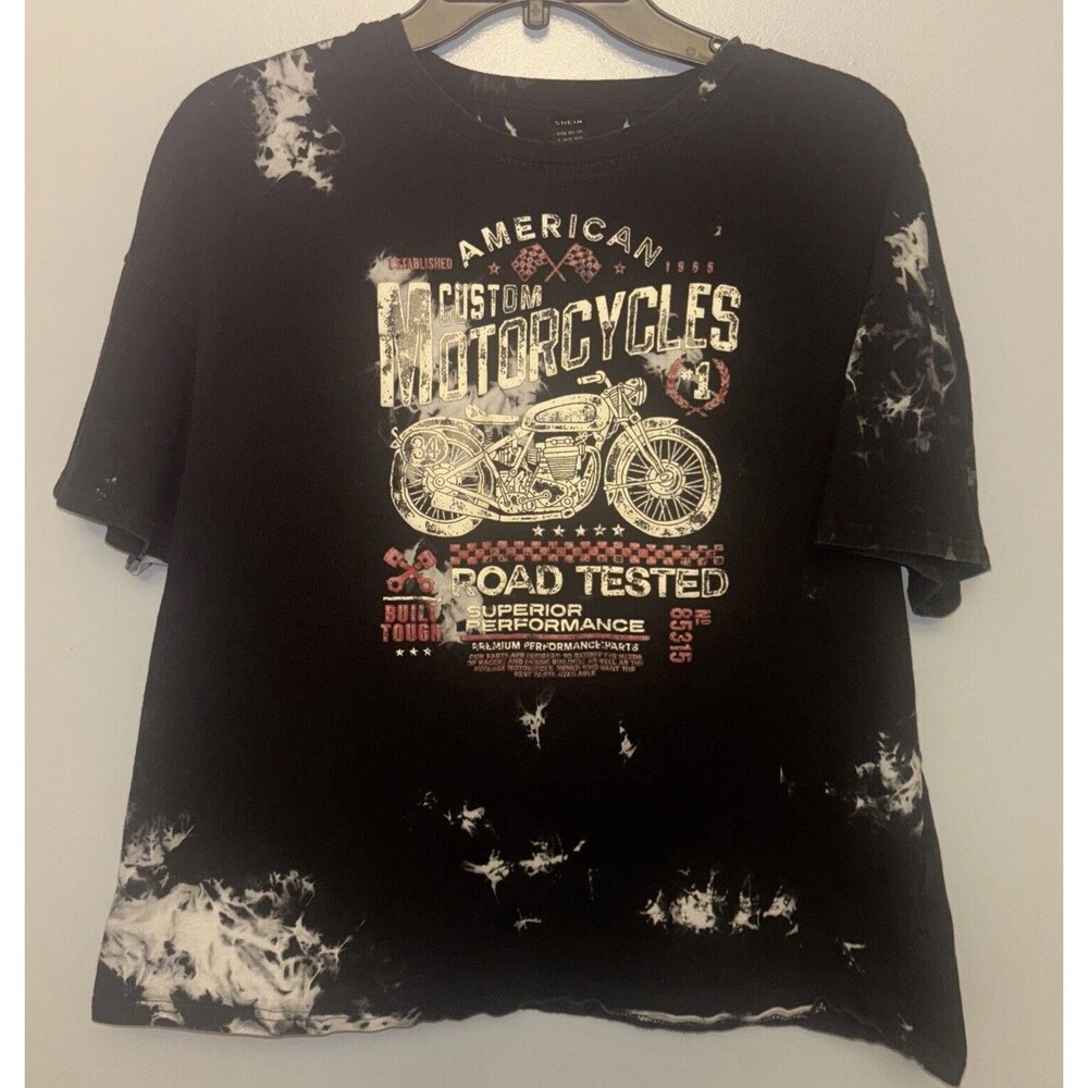 American Motorcycles Acid Wash t shirt Adult L